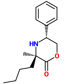 (image for) MC085025 (3R,5R)-3-Butyl-3-methyl-5-phenylmorpholin-2-one